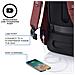 Bobby Hero Small Zaino Antifurto Usb Rosso (borsa Unisex)  - Foto miniatura 2