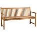 Koma Panchina Da Giardino In Legno Di Pino Con Gambe In Alluminio: Lunghezza 160 Cm, Seduta 42 Cm, Resistente Alle Intemperie