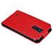 Custodia Compatibile Con Lg K8 2016 In Rosso Mela - Coperchio Protettivo In Design Flip Con Chiusura Magnetica - Foto miniatura 3