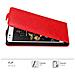 Custodia Compatibile Con Lg K8 2016 In Rosso Mela - Coperchio Protettivo In Design Flip Con Chiusura Magnetica - Foto miniatura 5
