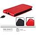 Custodia Compatibile Con Lg K8 2016 In Rosso Mela - Coperchio Protettivo In Design Flip Con Chiusura Magnetica - Foto miniatura 8