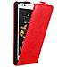 Custodia Compatibile Con Lg K8 2016 In Rosso Mela - Coperchio Protettivo In Design Flip Con Chiusura Magnetica - Foto miniatura 1