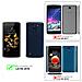 Custodia Compatibile Con Lg K8 2016 In Rosso Mela - Coperchio Protettivo In Design Flip Con Chiusura Magnetica - Foto miniatura 9