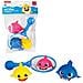 Baby Shark - Squaletti In Pvc Morbido Per Bagnetto3 Pezzi Con Retino - Foto miniatura 1