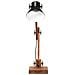 Lampada Da Scrivania Industriale Nera Rotonda 58x18x90 Cm E27 - Foto miniatura 7
