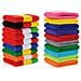 Sweatband Set (3 Pezzi) Sport Fascia Da Polso A Strisce Sweatbands Tessuto Di Spugna Wristband Athletic Esercizio Pallacanestro Polso Sweatband E Fasce Assorbimento Dellumidit Assorbimento Del Sudore Head Band - Foto miniatura 3