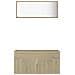 Set Mobili da Bagno 2 pz Rovere Sonoma in Legno Multistrato - Foto miniatura 3