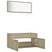 Set Mobili da Bagno 2 pz Rovere Sonoma in Legno Multistrato - Foto miniatura 6