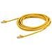 Cavo di Rete da 7m Giallo Cat5e Ethernet RJ45 Antigroviglio - Cavo Patch Snagless - Foto miniatura 3