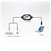 UC10KM 2xPS / 2 USB A Nero cavo di interfaccia e adattatore - Foto miniatura 3