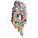 Collana Da Telefono Perle, Cuori E Fiori Multicolor 110 Cm Collezione Lovely - Foto miniatura 3