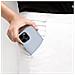 Cover Iphone 13 Pro Silicone Semi-rigido Finitura Soft-touch Grigio Chiaro - Foto miniatura 3