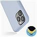 Cover Iphone 13 Pro Silicone Semi-rigido Finitura Soft-touch Grigio Chiaro - Foto miniatura 4