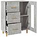 Credenza Grigio Cemento 69,5x34x90 Cm In Legno Multistrato - Foto miniatura 12