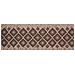 Tappeto Passatoia In Tessuto Jacquard Linea Emozioni Disegno Oasi Fango 57x115 Fango - Foto miniatura 1
