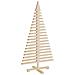Albero Di Natale Decorativo In Legno 120 Cm Legno Massello Pino - Foto miniatura 2