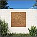 Decorazione Muro Da Giardino 55x55 Cm Sole In Acciaio Corten - Foto miniatura 1