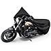 Garage Per Motociclette Dimensioni Chopper L Pvc - 250 X 100 X 130 Cm Nero - Foto miniatura 1