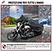 Garage Per Motociclette Dimensioni Chopper L Pvc - 250 X 100 X 130 Cm Nero - Foto miniatura 2