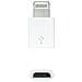 10.10.4100 adattatore per inversione del genere dei cavi Lightning Micro USB Bianco - Foto miniatura 1