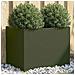 Fioriera Verde Oliva 62x47x46 cm in Acciaio - Foto miniatura 7