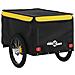 Rimorchio Da Bici Nero E Giallo 30 Kg In Ferro - Foto miniatura 7