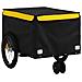 Rimorchio Da Bici Nero E Giallo 30 Kg In Ferro - Foto miniatura 10
