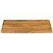 Piano Tavolo Bordi Vivi 80x60x2,5 Cm In Legno Massello Di Mango - Foto miniatura 3
