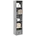 Libreria Grigio Sonoma 40x30x189 Cm In Legno Multistrato - Foto miniatura 1