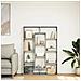Libreria Grigio Sonoma 102x29x143 Cm In Legno Multistrato - Foto miniatura 3