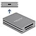 91011 Lettore Di Schede Usb 3.2 Gen 2 (3.1 Gen 2) Type-c Grigio - Foto miniatura 2