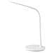Lampada Da Scrivania A Led Con Dimmer E Caricatore Wireless Da 15 W, Bianco - Foto miniatura 3