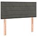 Giroletto a Molle con Materasso Grigio Scuro 80x200 cm Velluto - Foto miniatura 6