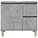 Set Mobili da Bagno 3 pz Grigio Cemento in Legno Multistrato - Foto miniatura 9