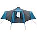Tenda Familiare Tipi Blu 8 Persone Impermeabile - Foto miniatura 4
