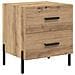 Armadio da Notte 2 pcs rovere artigianale 40 x 35 x 47,5 cm - Foto miniatura 6