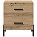 Armadio da Notte 2 pcs rovere artigianale 40 x 35 x 47,5 cm - Foto miniatura 7