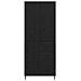 Credenza 2 pcs Rovere Nero Legno Stratificato e Vetro - Foto miniatura 8