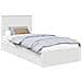 Letto con Contenitore Bianco 90 x 200 cm Legno multistrato - Foto miniatura 1