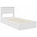 Letto con Contenitore Bianco 90 x 200 cm Legno multistrato - Foto miniatura 4