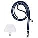 Collarino Da 150 Cm Per Smartphone In Nylon Con Fissaggio Universale, Blu Marine - Foto miniatura 4