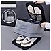 Borsa Porta Scarpe Da Viaggio Media - Organizer Scarpe Grande Capacità Grey - Foto miniatura 2
