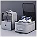 Borsa Porta Scarpe Da Viaggio Media - Organizer Scarpe Grande Capacità Grey - Foto miniatura 3