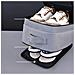 Borsa Porta Scarpe Da Viaggio Media - Organizer Scarpe Grande Capacità Grey - Foto miniatura 4