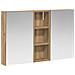 Set di Armadi da Bagno con lo scaffale 3 pcs 80 x 10,5 x 50 cm - Foto miniatura 1
