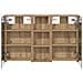 Set di Armadi da Bagno con lo scaffale 3 pcs 80 x 10,5 x 50 cm - Foto miniatura 7