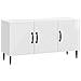 Mobile TV Bianco Lucido 99 x 34,5 x 50 cm Legno ingegnerizzato - Foto miniatura 1