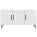 Mobile TV Bianco Lucido 99 x 34,5 x 50 cm Legno ingegnerizzato - Foto miniatura 4