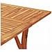 Set da Pranzo per Giardino 3 pz in Legno Massello di Acacia - Foto miniatura 8