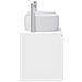 Set di Armadi da Bagno 3 pz Bianco Lucido 49,5 x 44,5 x 66 cm - Foto miniatura 2